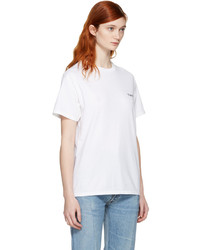 weißes T-shirt von Vetements