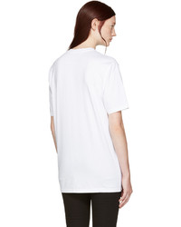 weißes T-shirt von Givenchy