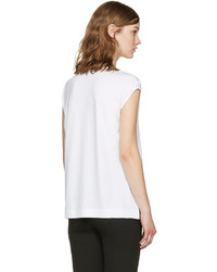 weißes T-shirt von Versace