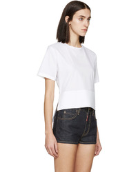 weißes T-shirt von Dsquared2