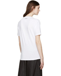 weißes T-shirt von Dsquared2