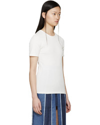 weißes T-shirt von Acne Studios