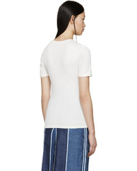 weißes T-shirt von Acne Studios