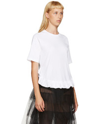 weißes T-shirt von Simone Rocha