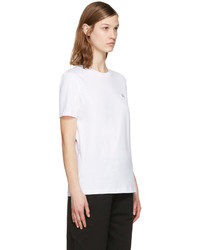 weißes T-shirt von Acne Studios