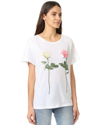 weißes T-shirt von Wildfox Couture