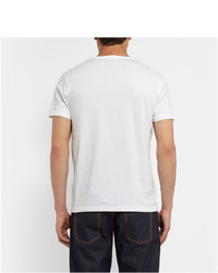 weißes T-shirt von Club Monaco