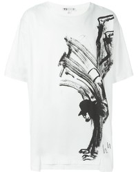 weißes T-shirt von Y-3