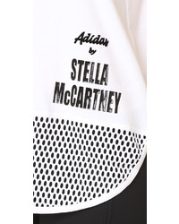 weißes Trägershirt aus Netzstoff von adidas by Stella McCartney