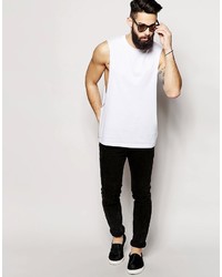 weißes Trägershirt von Asos