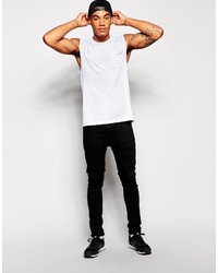 weißes Trägershirt von Asos