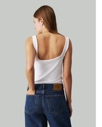 weißes Trägershirt von Calvin Klein Jeans