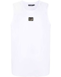 weißes Trägershirt von Dolce & Gabbana