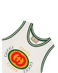weißes Trägershirt von Gucci