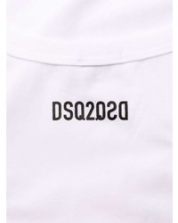 weißes Trägershirt von DSQUARED2