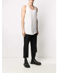 weißes Trägershirt von Rick Owens DRKSHDW