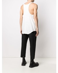 weißes Trägershirt von Rick Owens DRKSHDW