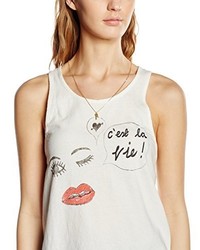 weißes Trägershirt von Maison Scotch