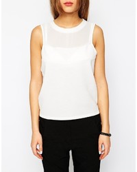 weißes Trägershirt von Vero Moda