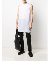 weißes Trägershirt von Rick Owens DRKSHDW