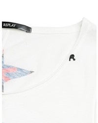 weißes Trägershirt von Replay