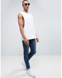 weißes Trägershirt von Asos