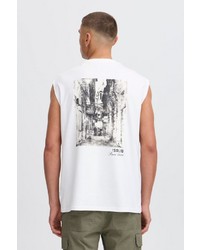 weißes Trägershirt von Solid