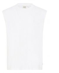 weißes Trägershirt von Solid