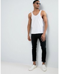 weißes Trägershirt von Asos