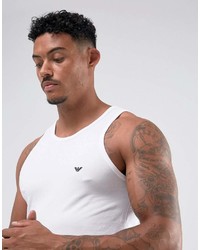 weißes Trägershirt von Emporio Armani