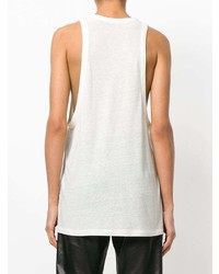 weißes Trägershirt von T by Alexander Wang