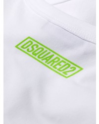 weißes Trägershirt von DSQUARED2