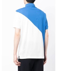 weißes und blaues Polohemd von Emporio Armani