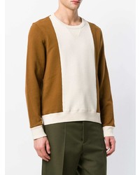 weißes und braunes Sweatshirt von Marni