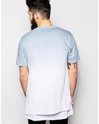 weißes und dunkelblaues T-Shirt mit einem Rundhalsausschnitt von Asos