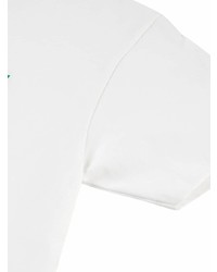 weißes und grünes bedrucktes T-Shirt mit einem Rundhalsausschnitt von Stadium Goods