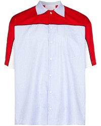 weißes und rotes Kurzarmhemd von Koché