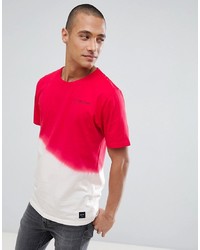 weißes und rotes T-Shirt mit einem Rundhalsausschnitt von ONLY & SONS