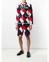 weißes und rotes und dunkelblaues Sakko von Thom Browne