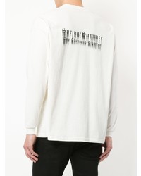 weißes und schwarzes bedrucktes Sweatshirt von Stampd