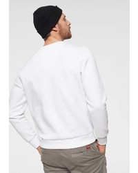 weißes und schwarzes bedrucktes Sweatshirt von G-Star RAW