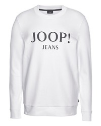 weißes und schwarzes bedrucktes Sweatshirt von Joop Jeans