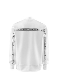 weißes und schwarzes bedrucktes Sweatshirt von Kappa