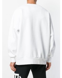 weißes und schwarzes bedrucktes Sweatshirt von Études