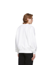 weißes und schwarzes bedrucktes Sweatshirt von Ottolinger