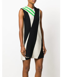 weißes und schwarzes gerade geschnittenes Kleid von Calvin Klein 205W39nyc
