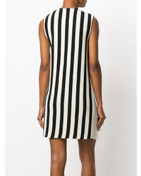weißes und schwarzes gerade geschnittenes Kleid von Calvin Klein 205W39nyc