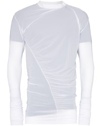 weißes und schwarzes Langarmshirt von Y/Project