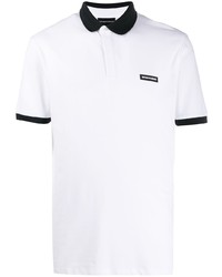 weißes und schwarzes Polohemd von Emporio Armani