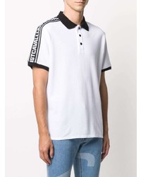 weißes und schwarzes Polohemd von Just Cavalli